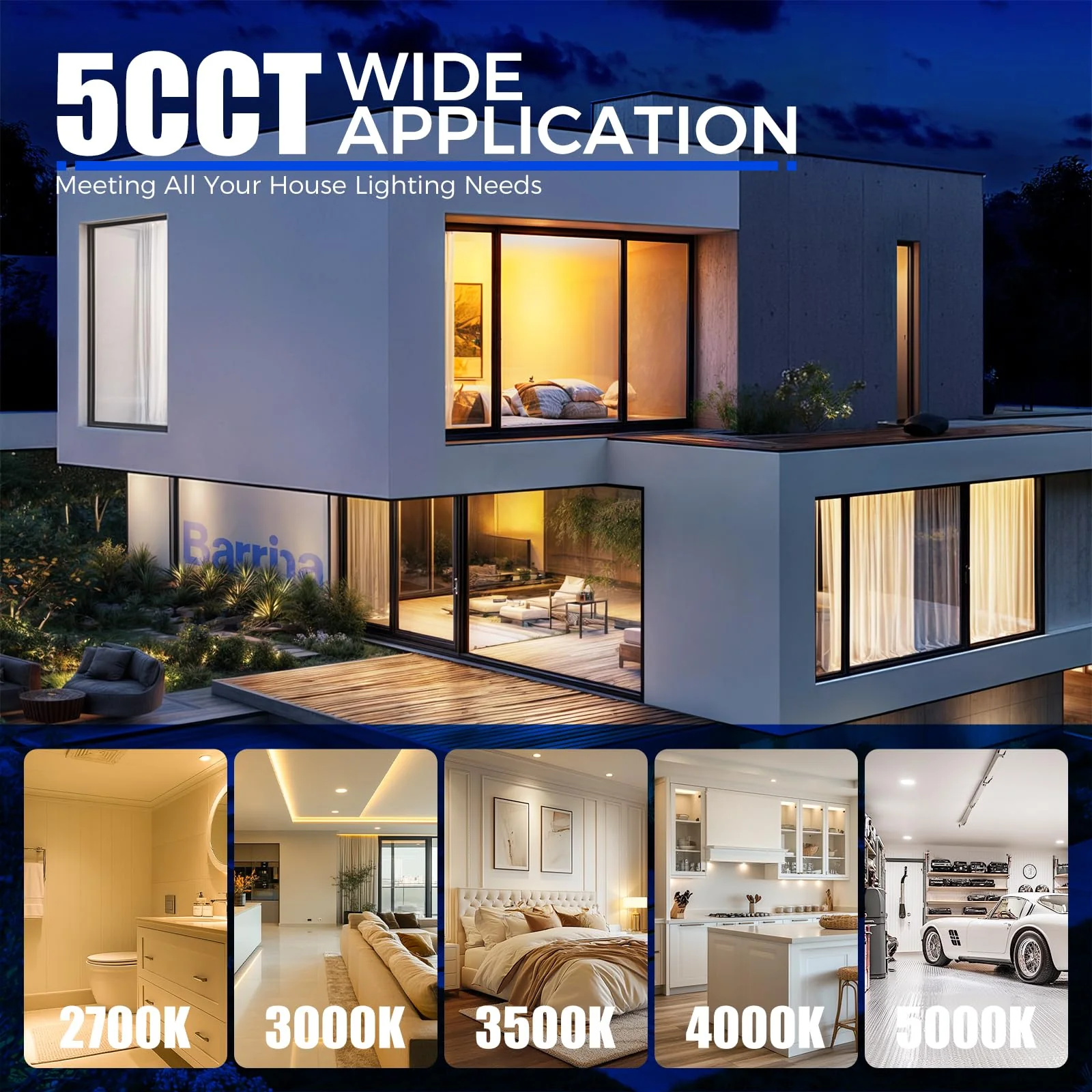 Barrina 12W LED Recessed Lights 1400LM | Ultra-thin & Dimmable - Image 6