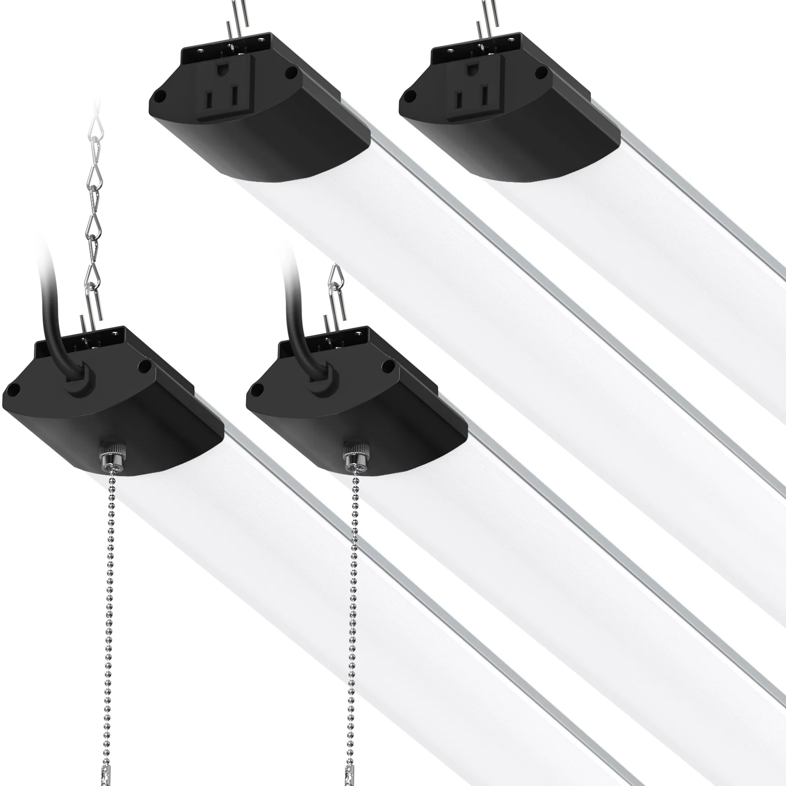 Barrina 168W LED Shop Lights 8FT 5000K 16800LM | Hanging, Linkable & Power Plug Cords | BS168 - Image 12