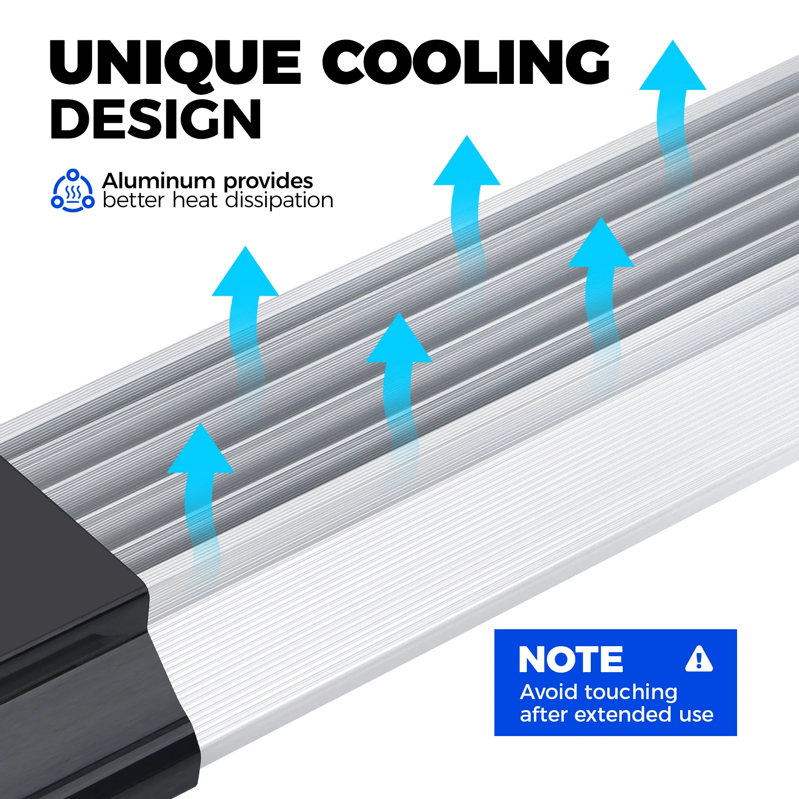 Barrina 168W LED Shop Lights 8FT 5000K 16800LM | Hanging, Linkable & Power Plug Cords | BS168 - Image 5