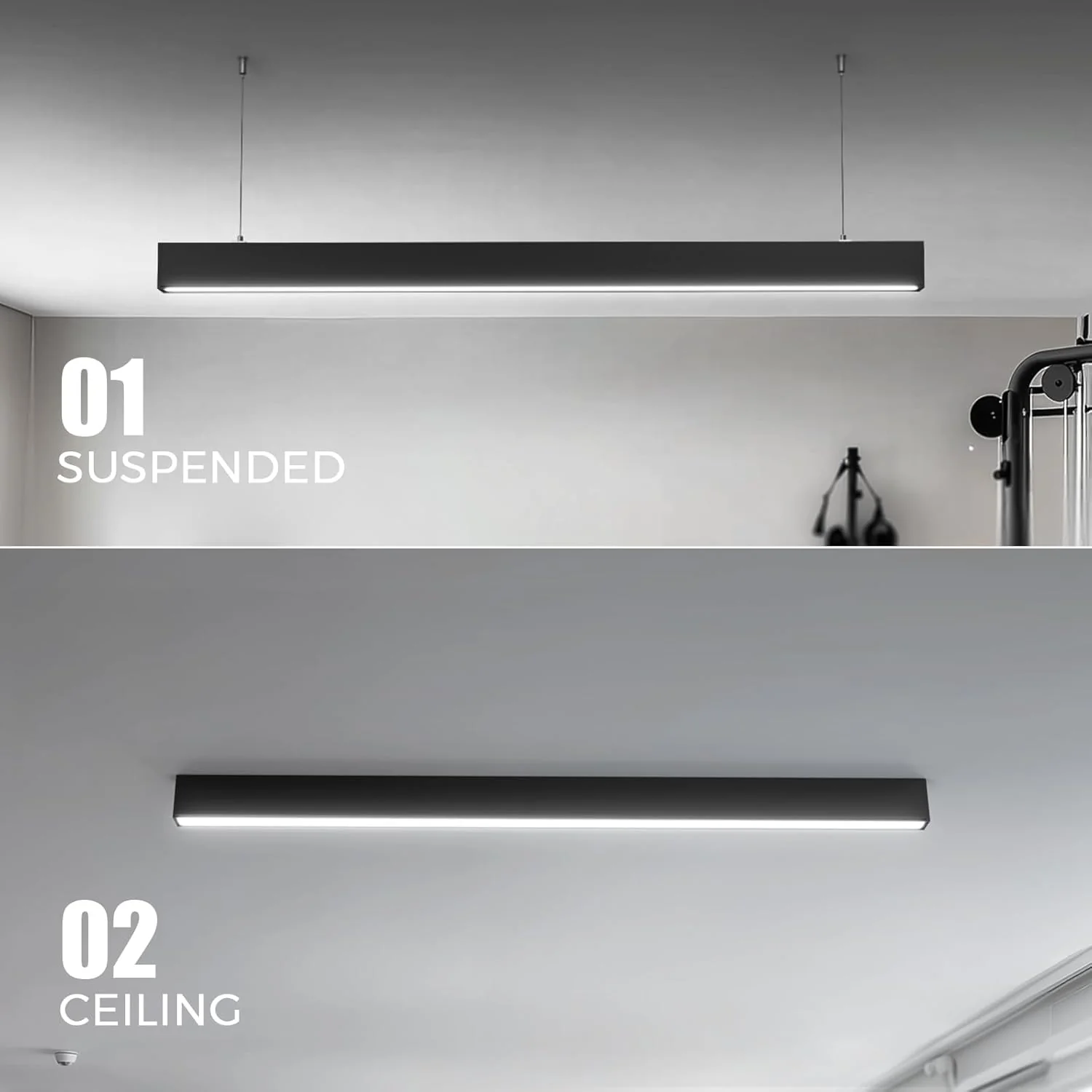 Barrina 3575 Remote Series 2nd-Generation 40W LED Linear Lights 4FT 3000K - 6000K 4000LM | Seamless Connection & Color Changing - Image 7