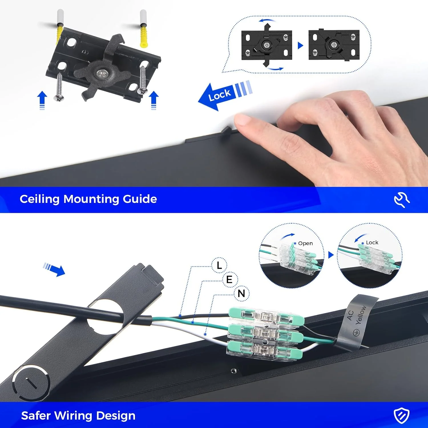 Barrina 4040 Remote Series 3rd-Generation 40W LED Linear Lights 4FT 3000K - 6000K 4000LM | Seamless Connection & Color Changing - Image 3