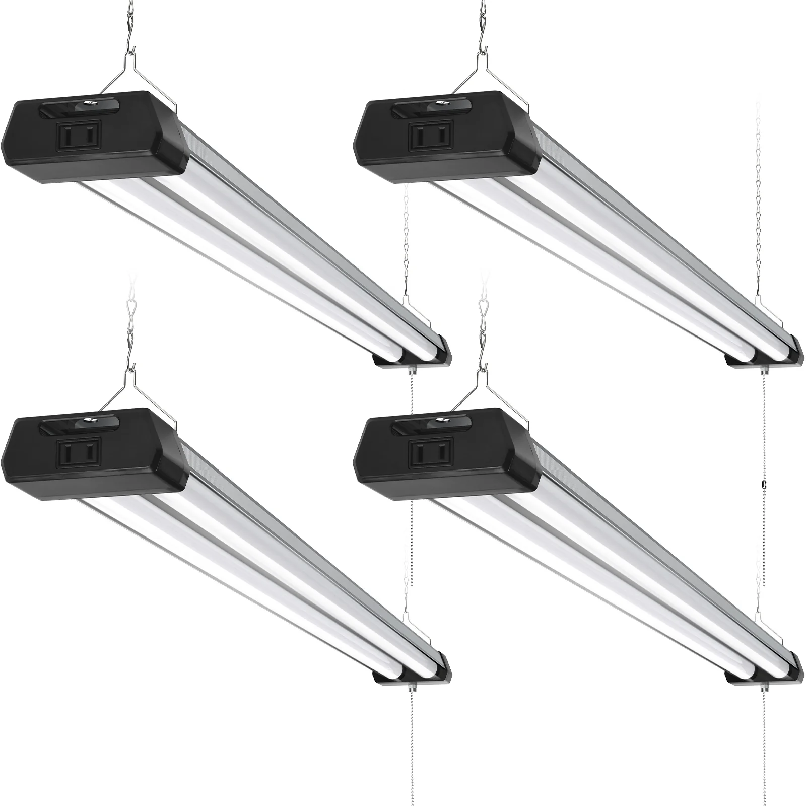Barrina 42W LED Shop Lights 4FT 5000K 4800LM | Hanging, Linkable & Power Plug Cords | BS42a - Image 12