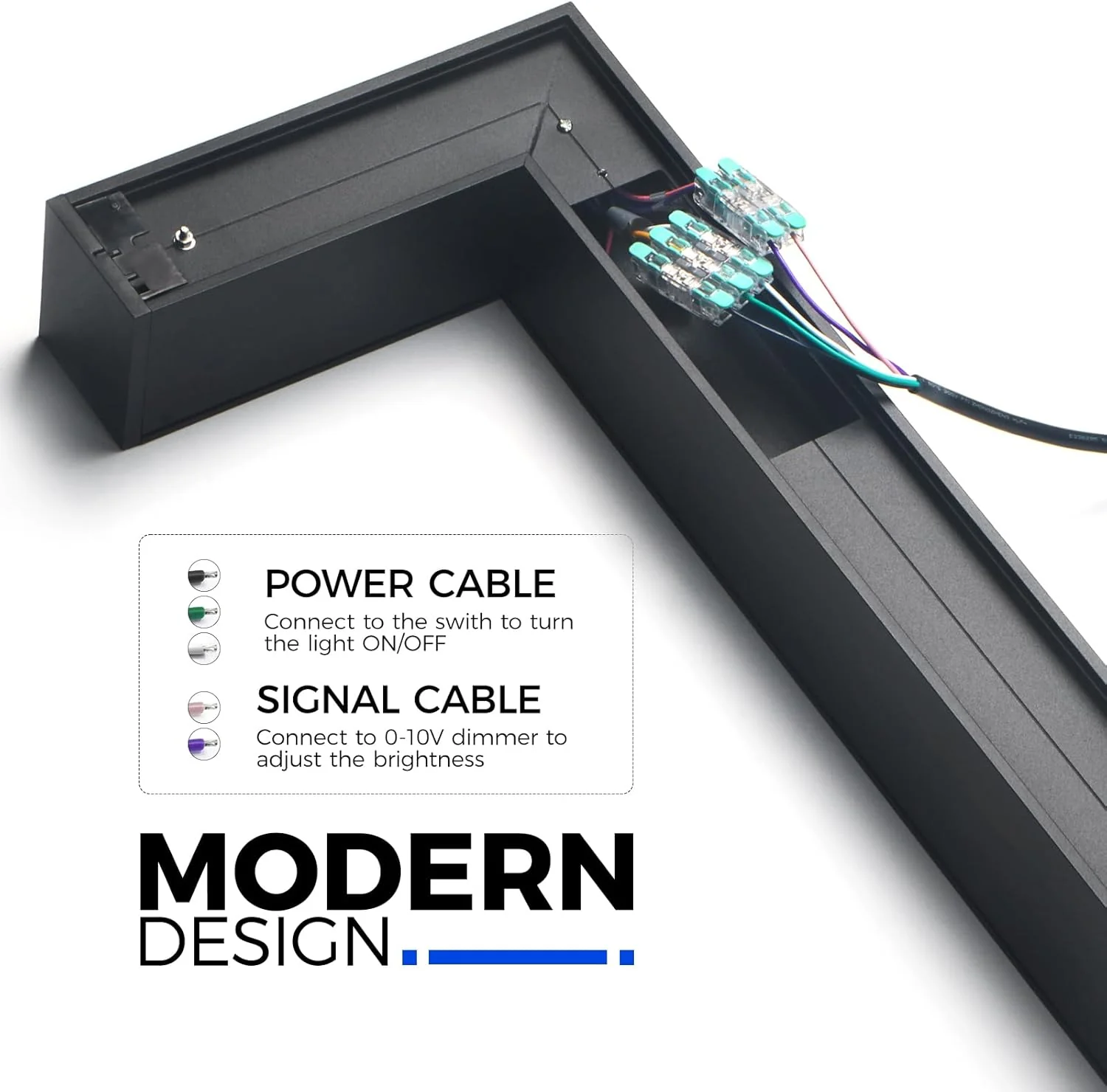 Barrina 5568-0-10V Series 2nd-Generation 226W Square Set LED Linear Lights 5FT * 5FT 3000K - 6000K 21600LM | Seamless Connection & Dimmer Not Included - Image 6