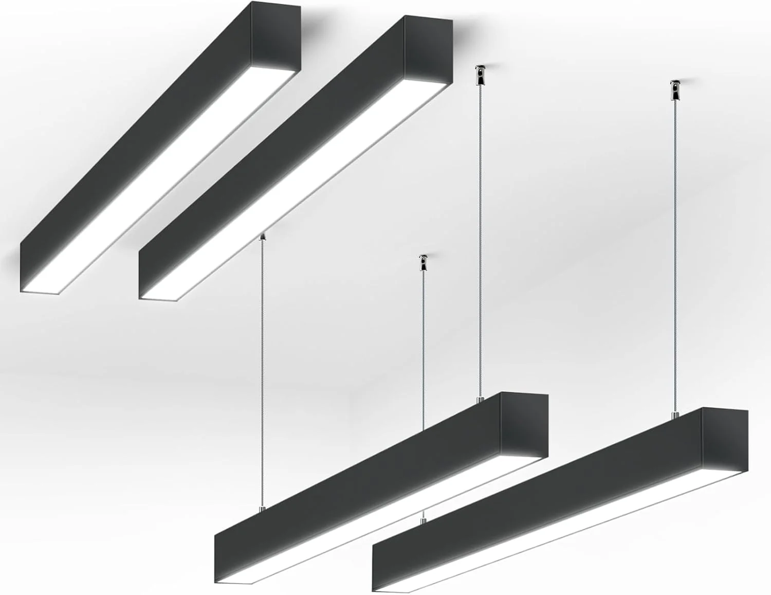 Barrina 5568-0-10V Series 2nd-Generation 45W LED Linear Lights 4FT 3000K - 6000K 4500LM | Seamless Connection & Dimmer Not Included - Image 10