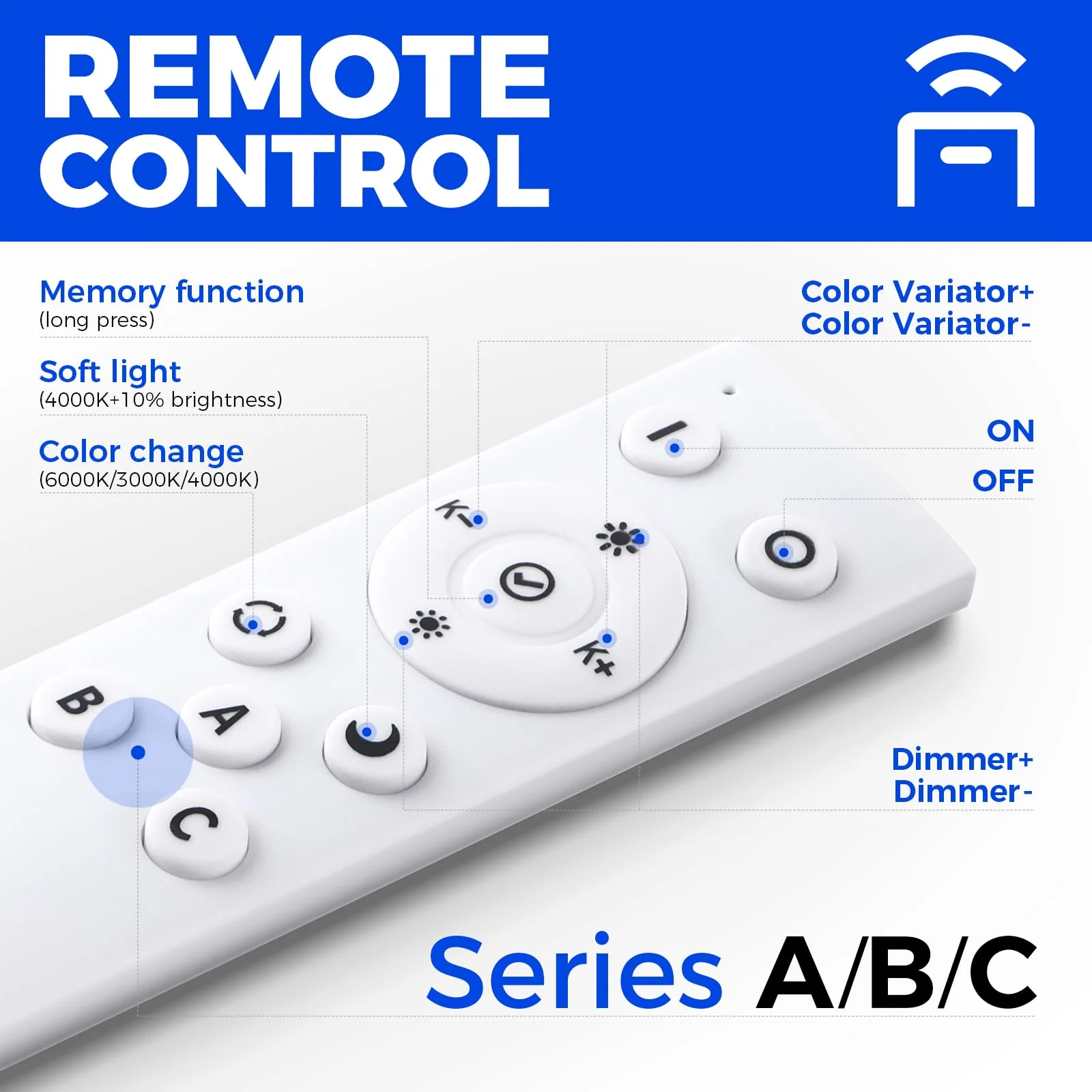 Barrina 5568 Remote Series 2nd-Generation 45W LED Linear Lights 4FT 3000K - 6000K 4500LM | Seamless Connection & Color Changing - Image 6