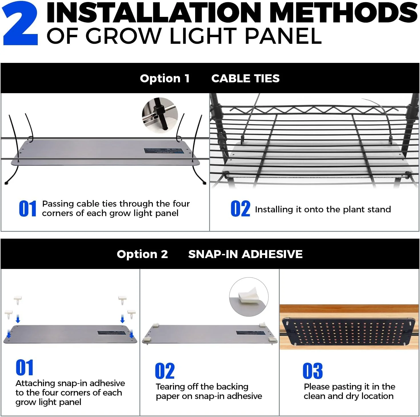Barrina 6-Tier Plant Stand with 5-Pack 10W Grow Light Panels 3 Spectrums | Full Spectrum & Timer | DC10 - Image 9