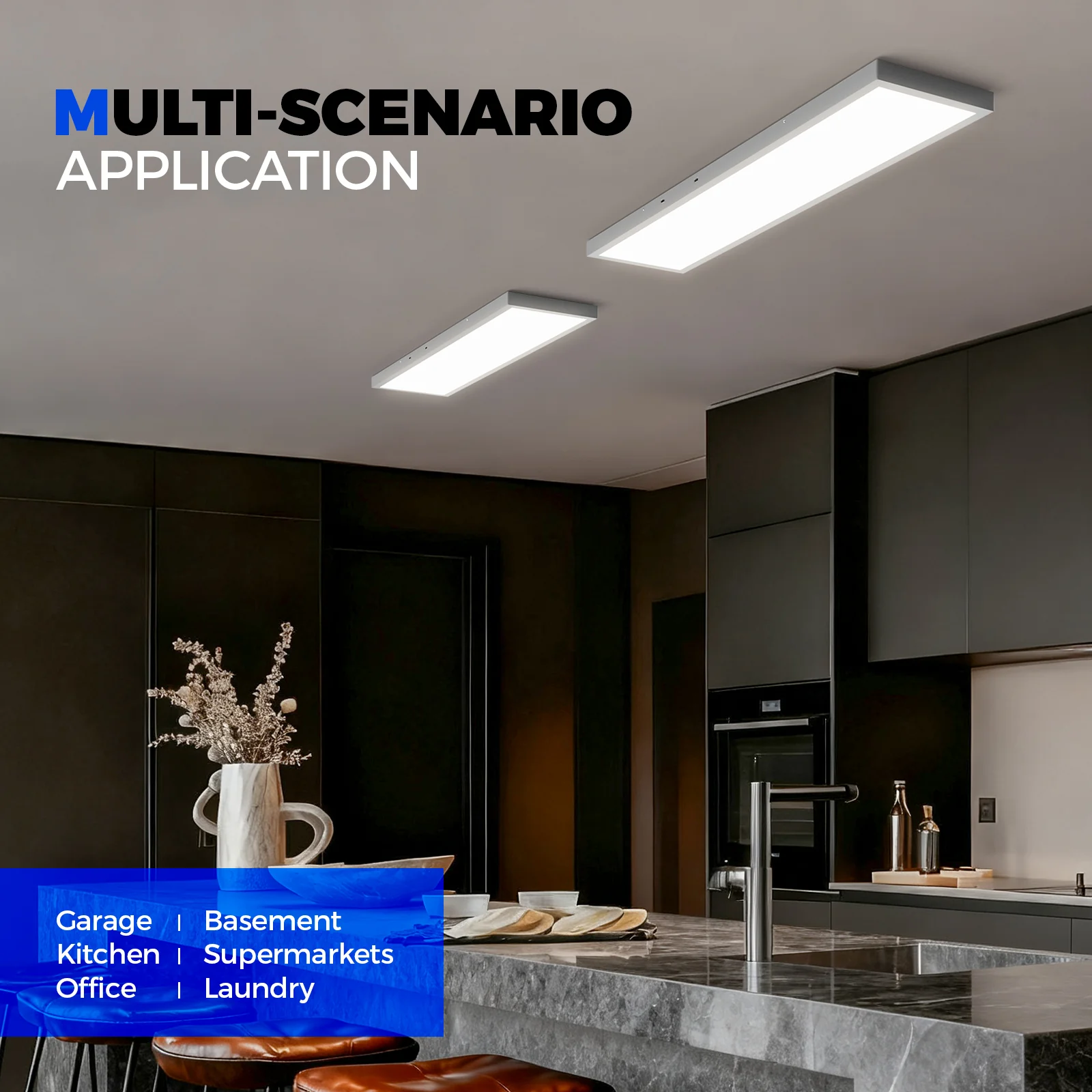 Barrina 72W LED Flat Panel Lights 3000K - 6000k 8640LM | 0-10V Dimmable, 5CCT | ‎JM-6035 - Image 8