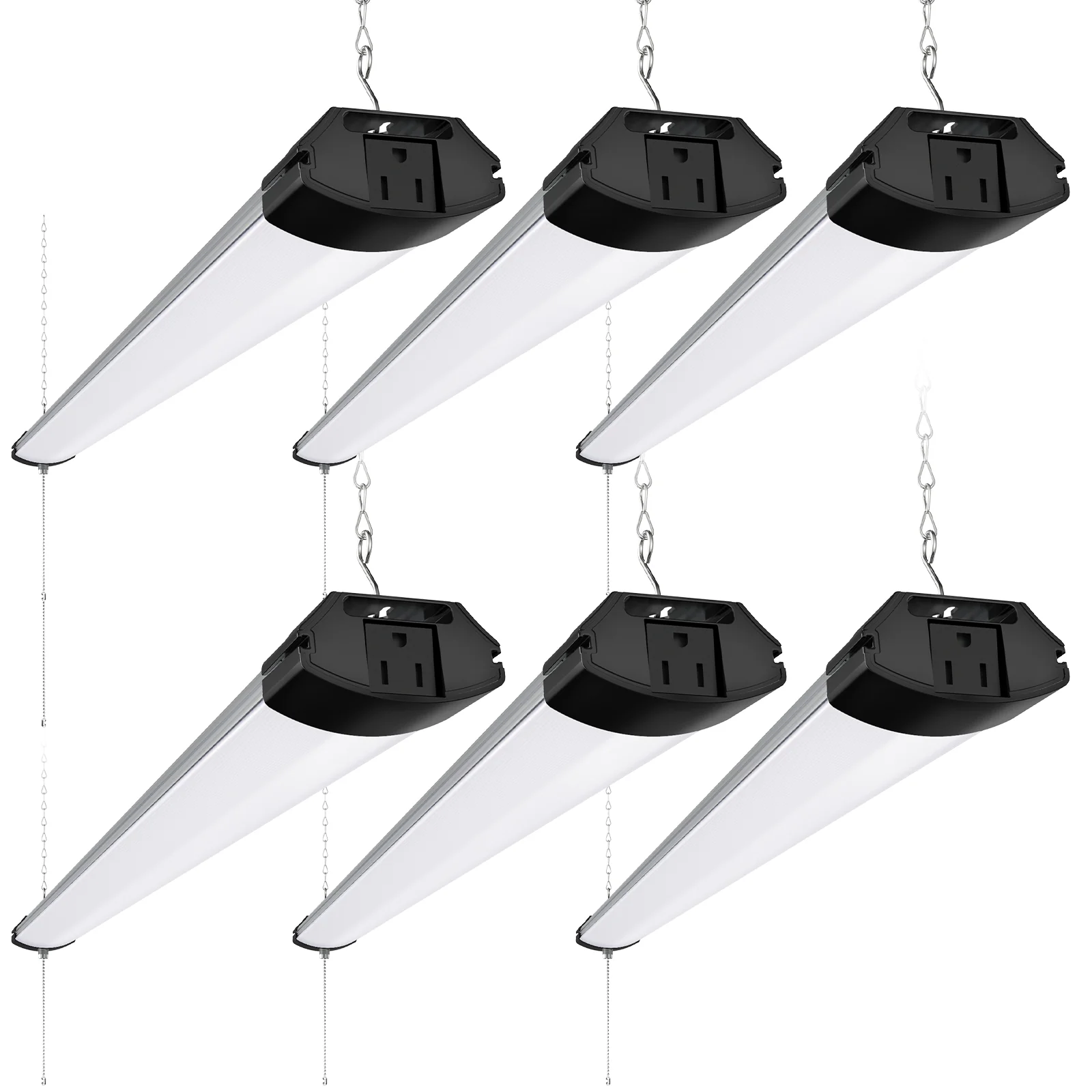 Barrina 84W LED Shop Lights 4FT 6500K 10000LM | Hanging, Linkable & Power Plug Cords | BS84 - Image 11