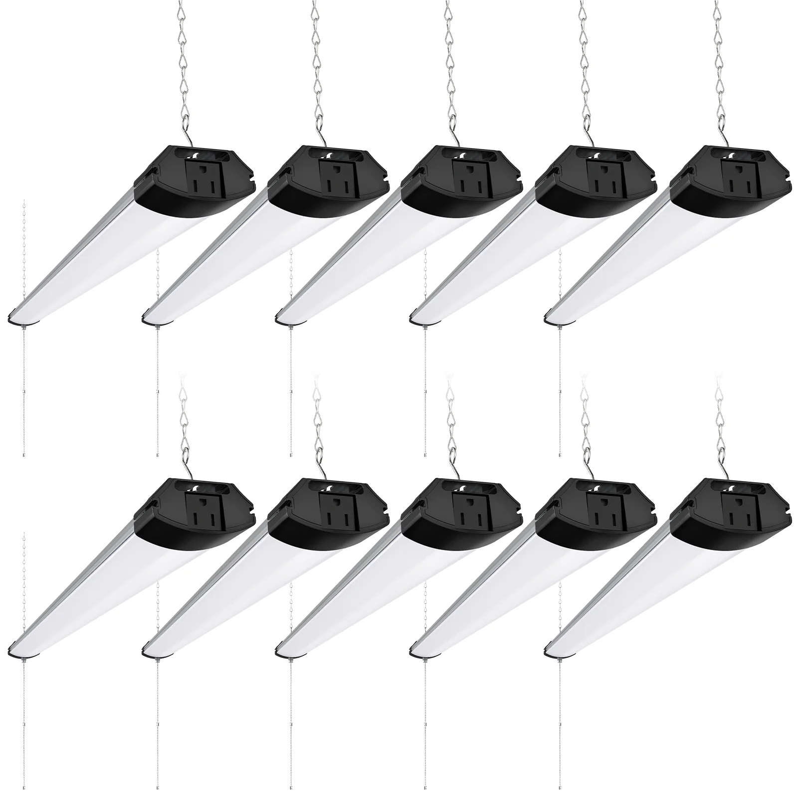 Barrina 84W LED Shop Lights 4FT 6500K 10000LM | Hanging, Linkable & Power Plug Cords | BS84 - Image 12