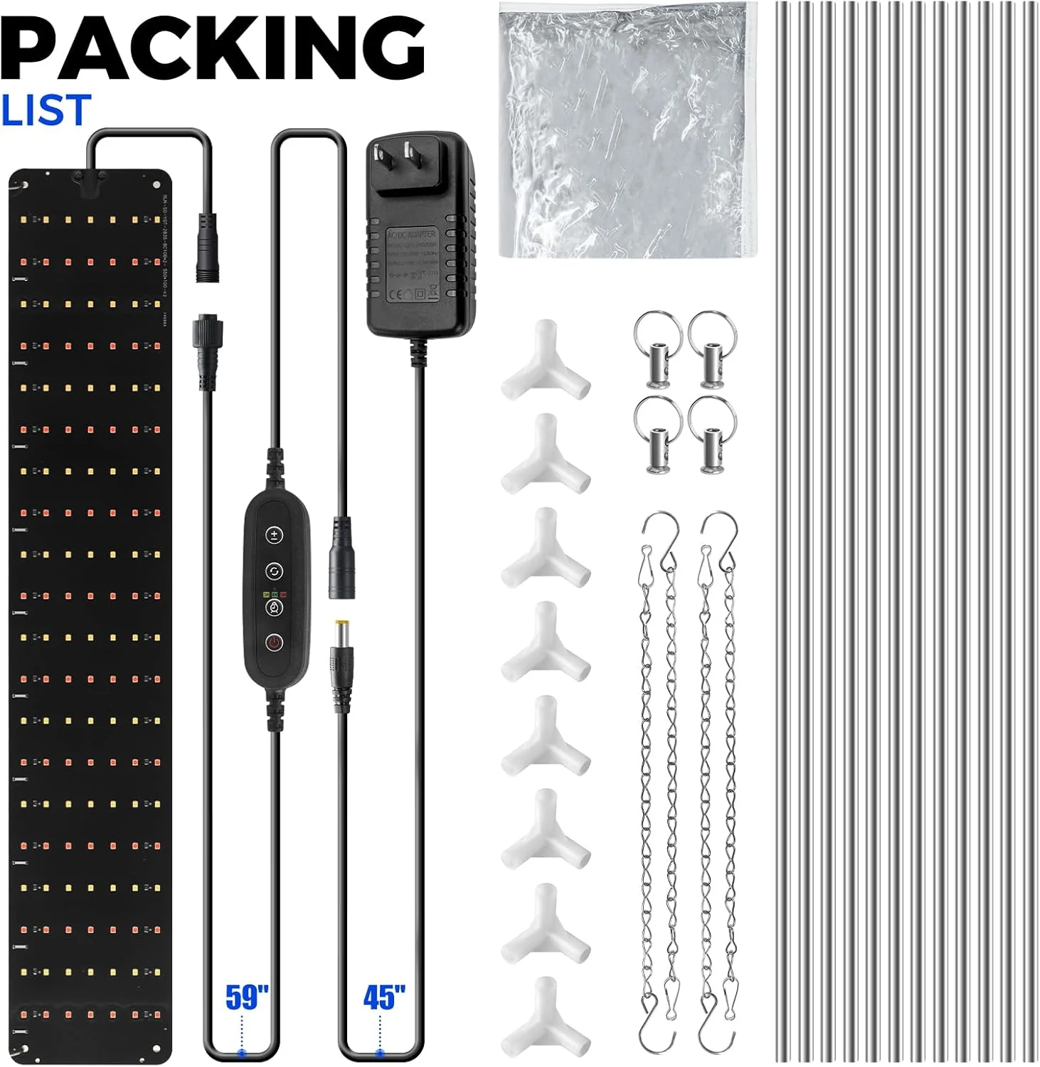 Barrina Indoor Greenhouse with 1-Pack 40W LED Grow Light Panel 3-Spectrum | Full Spectrum, Tent & Timer | DF40 - Image 9