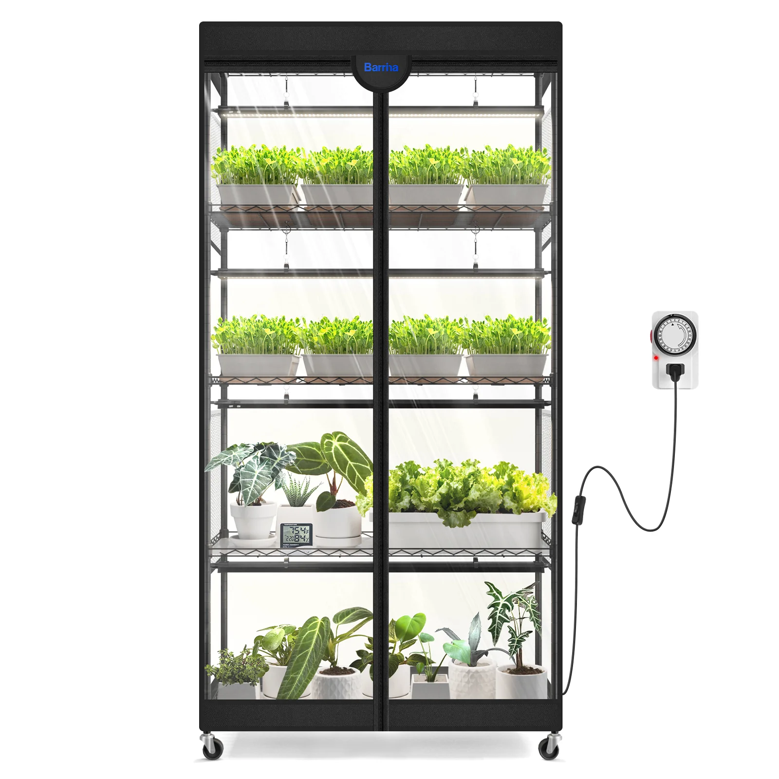 Plant Stands with Grow Lights