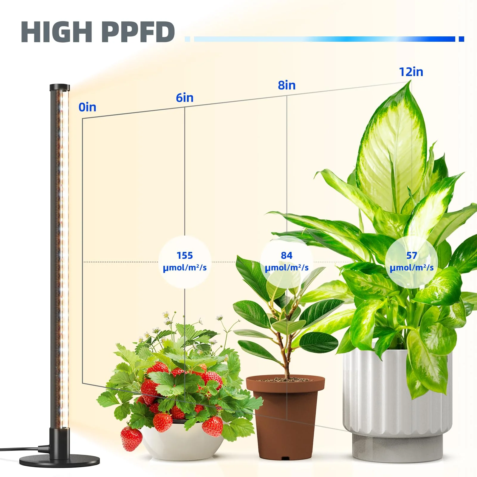 Barrina T10 20W LED Standing Grow Light 2FT 3000K+6500K+660nm | Full Spectrum | T1020 - Image 7