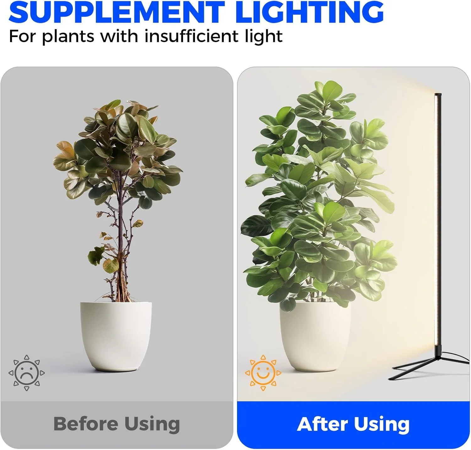 Barrina T10 42W LED Standing Grow Light 4FT 3000K+6500K+660nm | Full Spectrum | T10M42 - Image 8