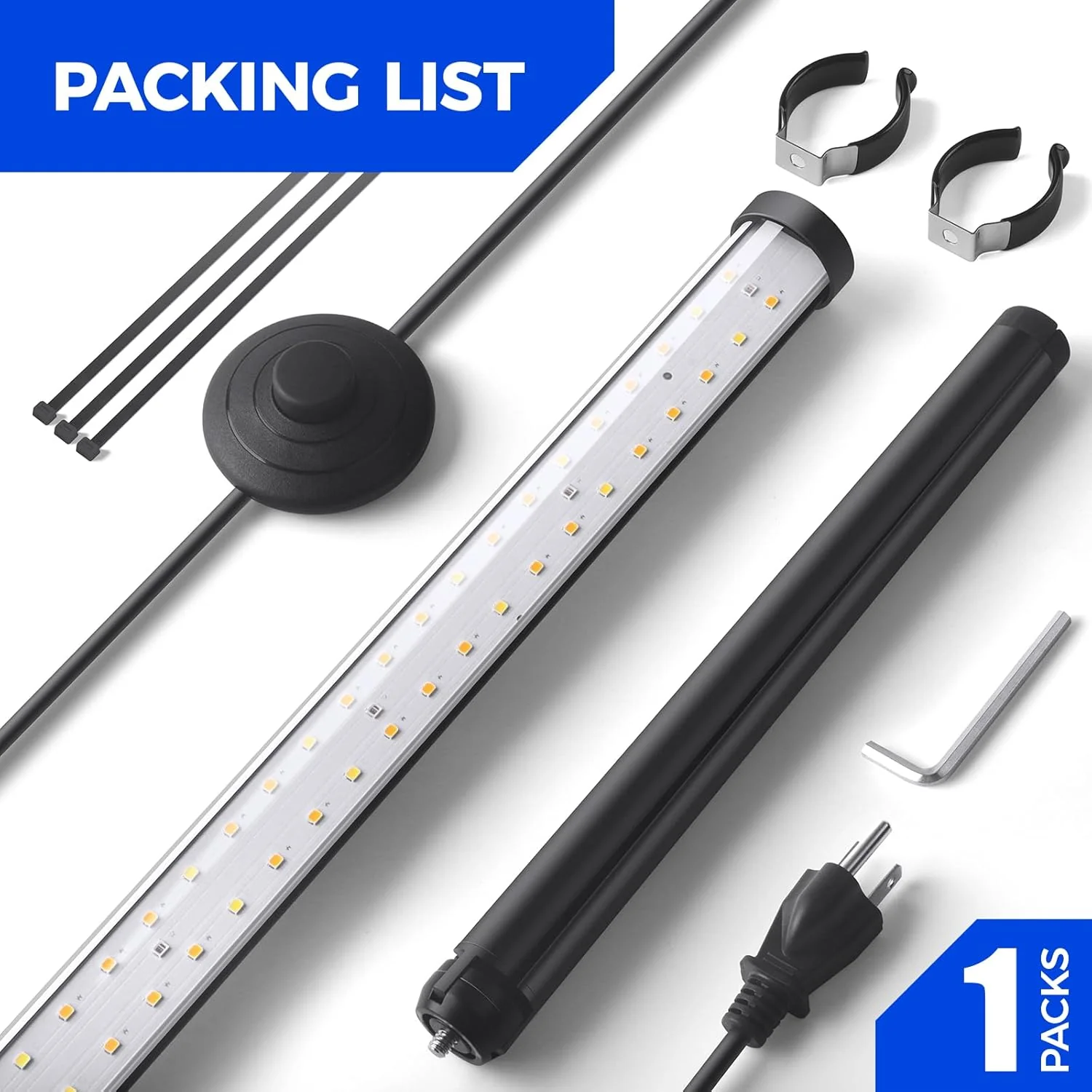 Barrina T10 42W LED Standing Grow Light 4FT 3000K+6500K+660nm | Full Spectrum | T10M42 - Image 9