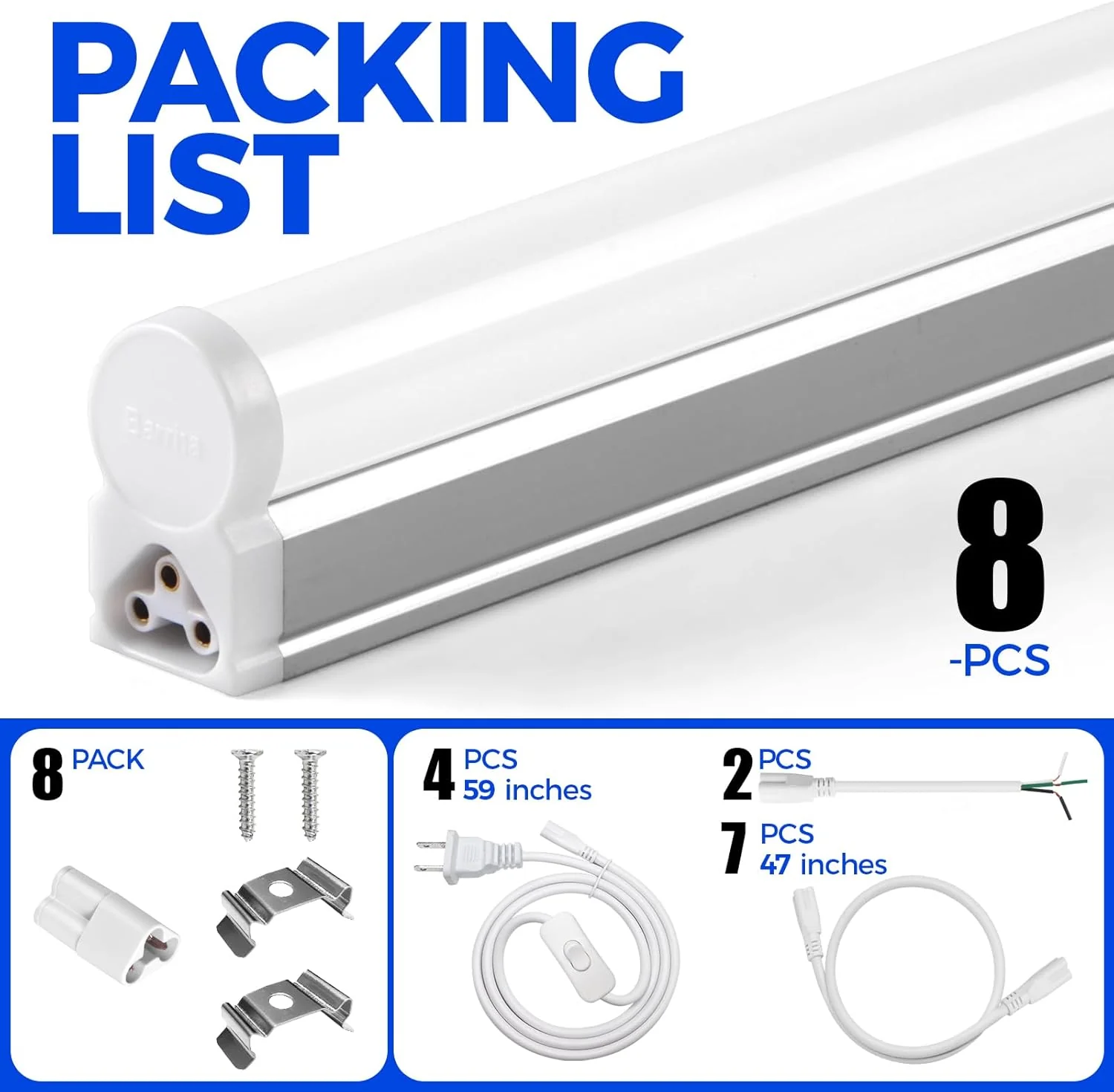 Barrina T5 20W LED Shop Lights 4FT 4000K 2200LM | Linkable & Corded Electric Switch | AAL20 - Image 12