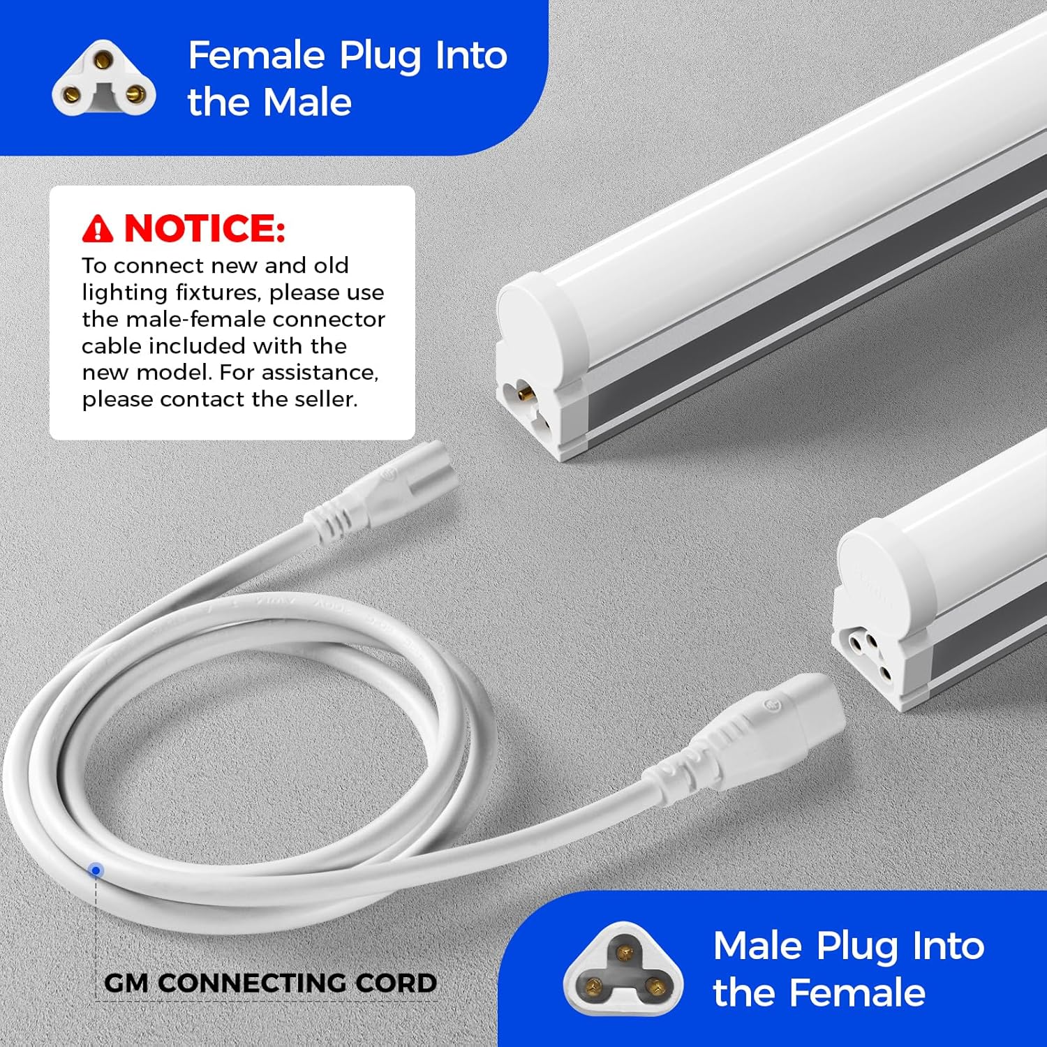 Barrina T5 20W LED Shop Lights 4FT 5000K 2200LM | Linkable & EMC | AAL20 - Image 3