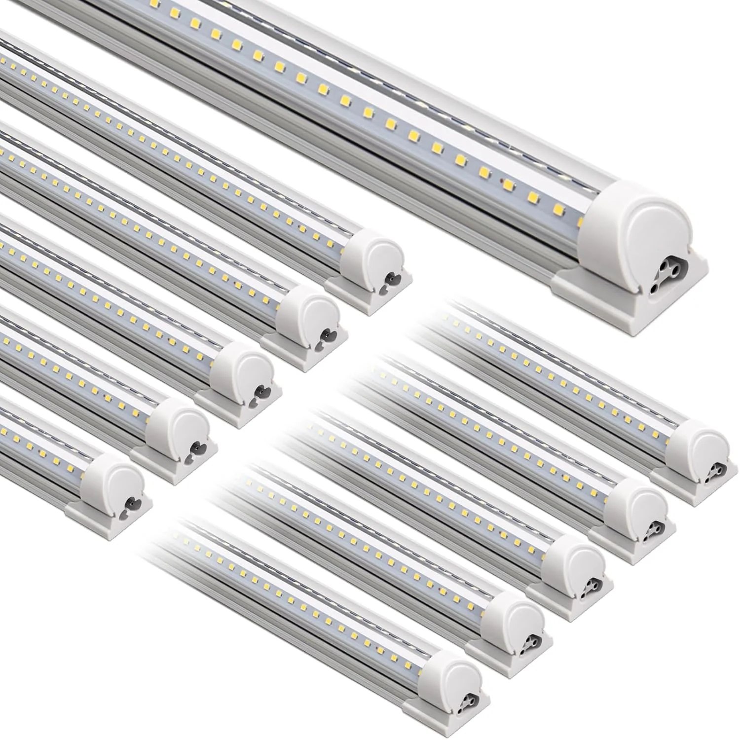 Barrina T8 60W LED Shop Lights 6FT 5000K 8500LM | Clear Cover & V Shape Tube | BAR60 - Image 10