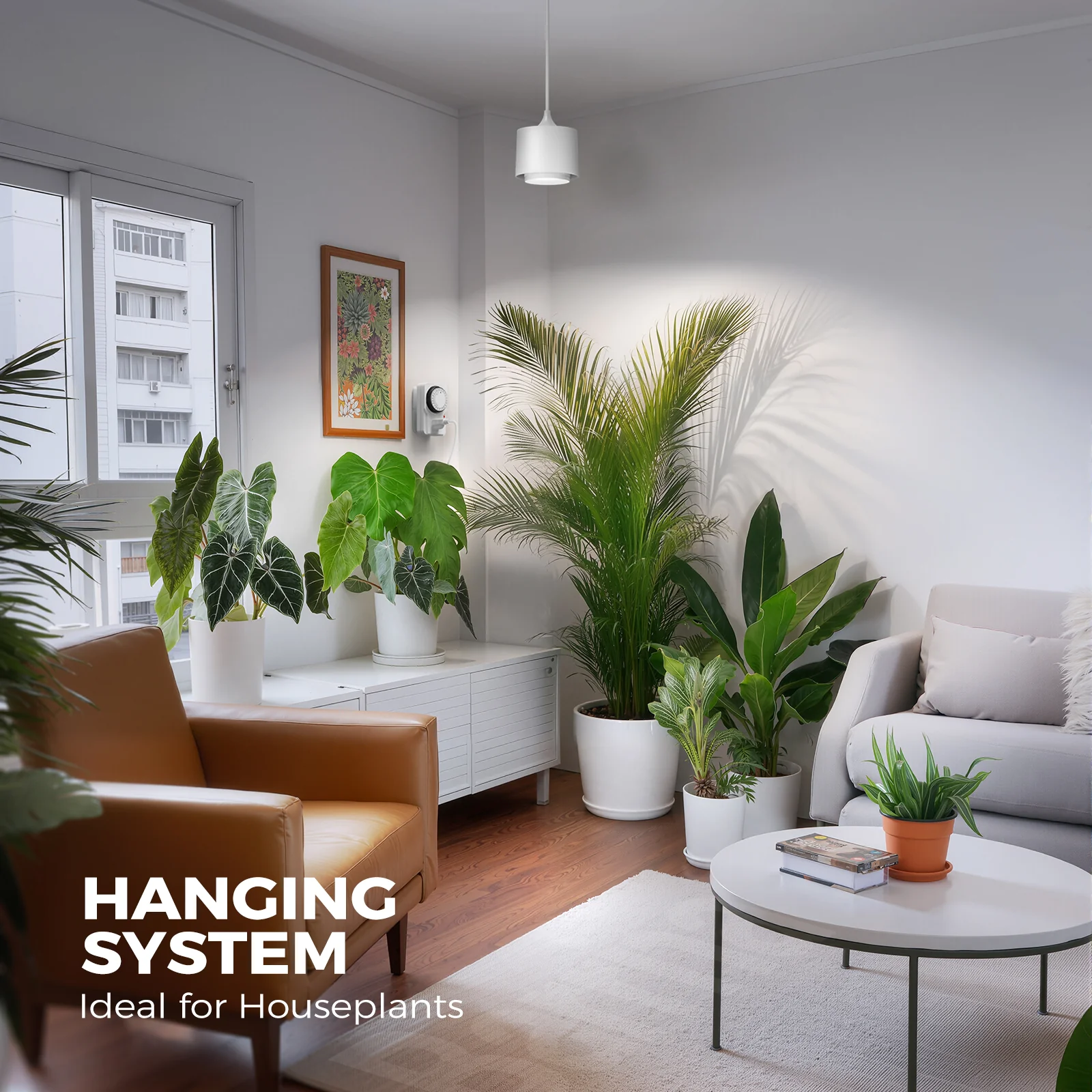 Barrina TR40 40W LED Grow Lights 5000K | Full Spectrum, Hanging & Timer | TR40 (White) - Image 8