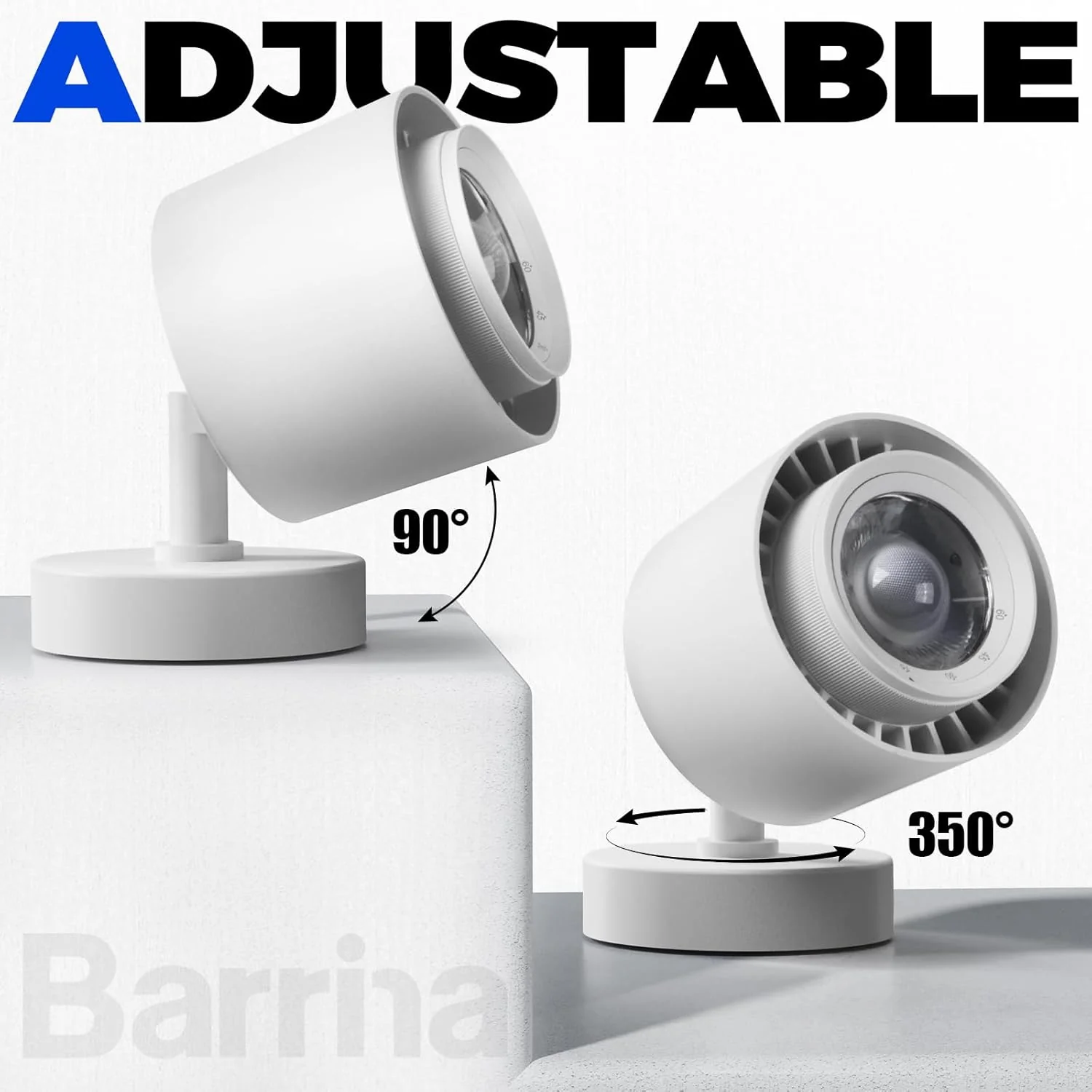 Barrina TR40a 40W LED Grow Lights 5000K | Full Spectrum, Mounted & Timer | TR40a (White) - Image 6