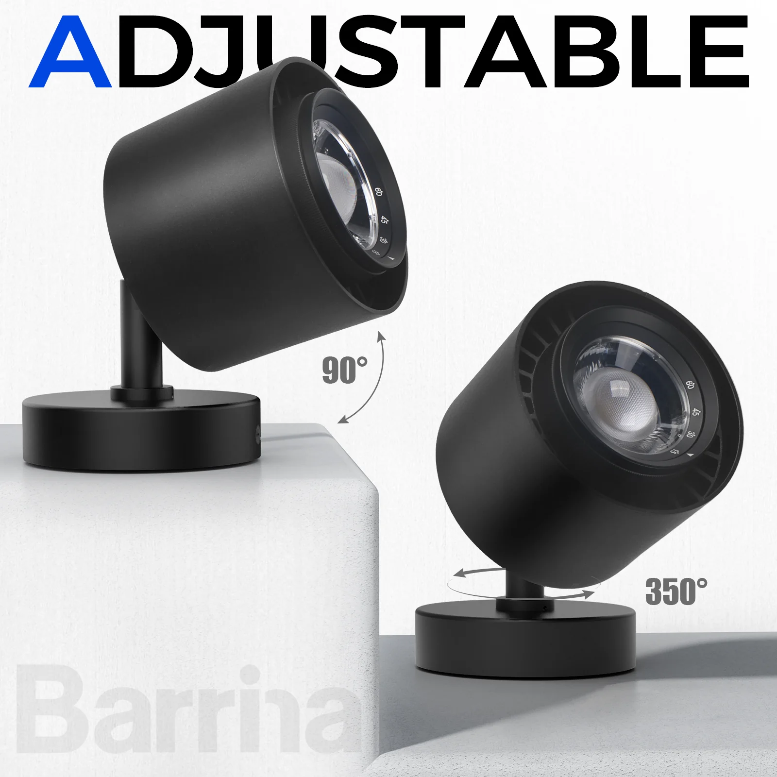 Barrina TR40a 40W LED Grow Lights 5000K | Full Spectrum, Mounted & Timer | TR40a (Black) - Image 6