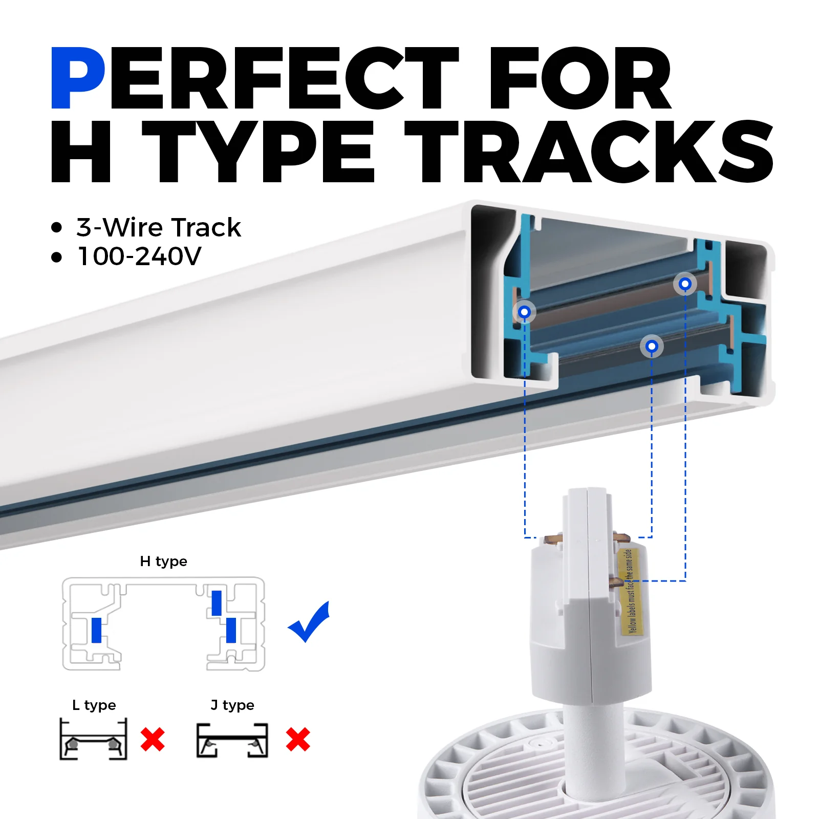 Barrina TR40c 3 x 40W LED Grow Lights 5000K | Full Spectrum, Ceiling Track & Timer | TR40c (White)) - Image 7