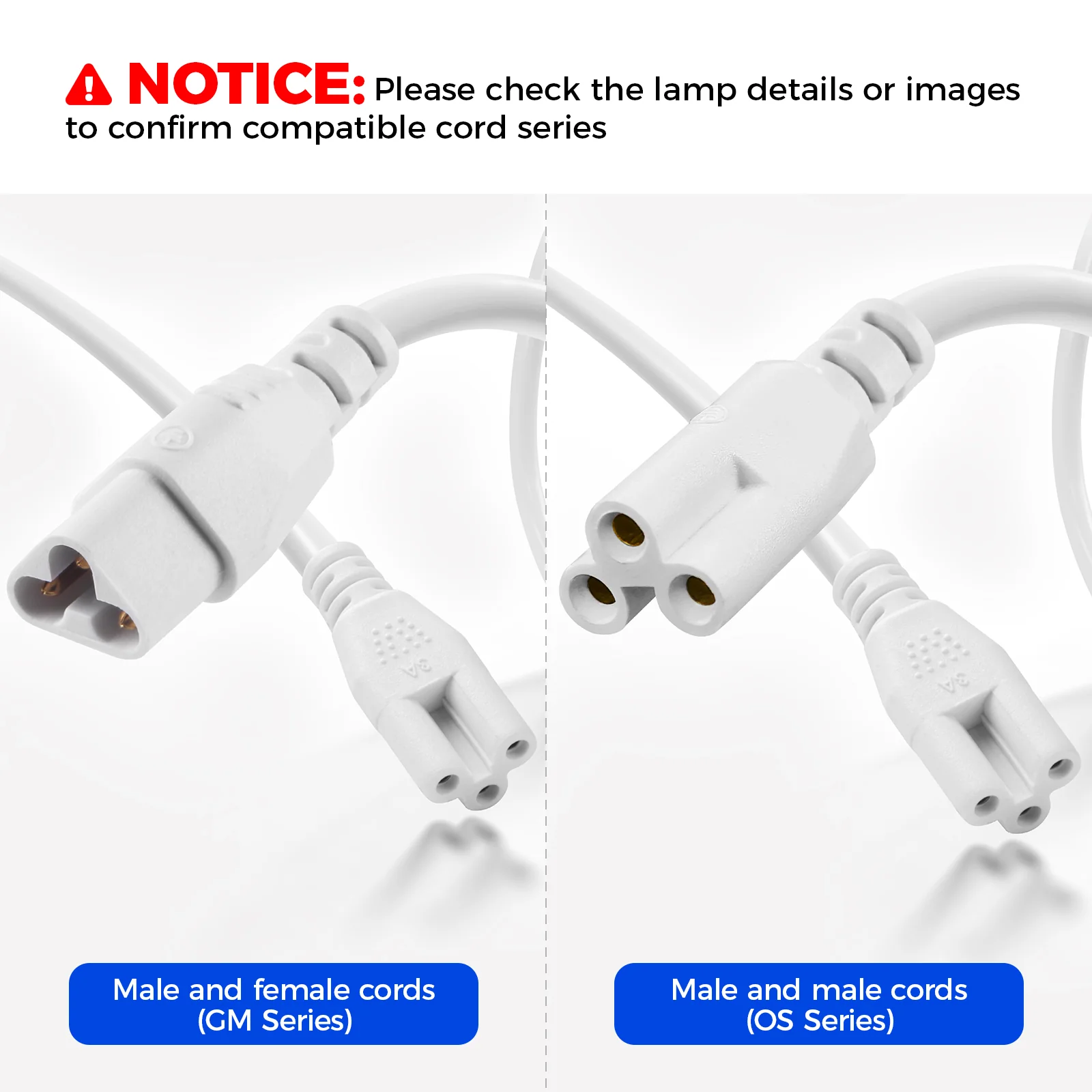 Connector Extension Cords | for T5 & T8 Shop Lights - Image 3